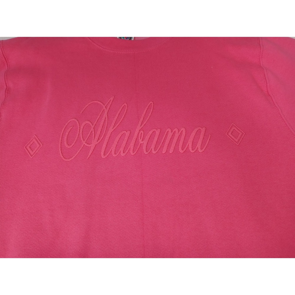 Vintage Munsingwear Alabama Sweatshirt Size S Pink Embroidered 90s Gameday Y2K - Picture 10 of 10